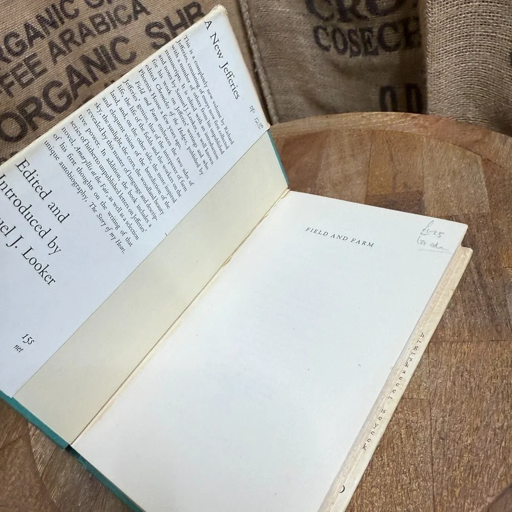 1957 Field and Farm Richard Jefferies First Edition Phoenix House Dust Jacket